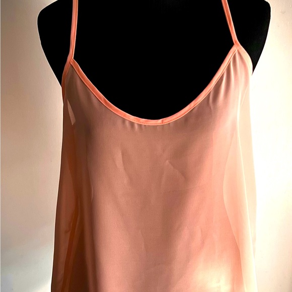 Cute Chiffon Camisole-Med-Never Used. Great to wear w/jeans, by American Apparel - Picture 5 of 11